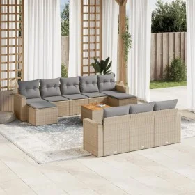 Garden sofa set with beige cushions mix 11 pieces PE rattan by , Garden sets - Ref: Foro24-3256675, Price: 741,56 €, Discount: %