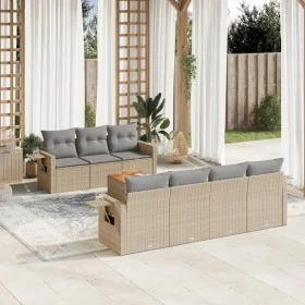 Garden sofa set with beige cushions mix 8 pieces PE rattan by , Garden sets - Ref: Foro24-3256801, Price: 554,88 €, Discount: %