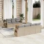 Garden sofa set with beige cushions mix 8 pieces PE rattan by , Garden sets - Ref: Foro24-3256801, Price: 554,88 €, Discount: %