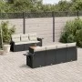 8-piece garden sofa set and black synthetic rattan cushions by , Garden sets - Ref: Foro24-3256798, Price: 493,84 €, Discount: %