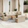 9-piece garden sofa set with beige synthetic rattan cushions by , Garden sets - Ref: Foro24-3256933, Price: 614,90 €, Discoun...
