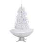 Weihnachtsbaum mit Schnee mit weißem Schirmständer 170 cm von vidaXL, Weihnachtsbäume - Ref: Foro24-284336, Preis: 177,22 €, ...