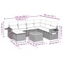 Garden sofa set with beige cushions mix 8 pieces PE rattan by , Garden sets - Ref: Foro24-3257011, Price: 504,91 €, Discount: %