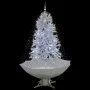 Árbol de Navidad con nieve con base en paraguas blanco 170 cm de vidaXL, Arboles de navidad - Ref: Foro24-284336, Precio: 174...