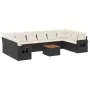 11-piece garden sofa set and black synthetic rattan cushions by , Garden sets - Ref: Foro24-3257064, Price: 631,89 €, Discoun...