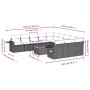 Gartensofa-Set mit beigem Kissenmix, 12-teilig aus PE-Rattan von , Gartensets - Ref: Foro24-3257123, Preis: 814,90 €, Rabatt: %