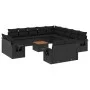 14-piece garden sofa set with black synthetic rattan cushions by , Garden sets - Ref: Foro24-3257168, Price: 1,00 €, Discount: %