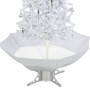 Weihnachtsbaum mit Schnee mit weißem Schirmständer 170 cm von vidaXL, Weihnachtsbäume - Ref: Foro24-284336, Preis: 177,22 €, ...