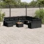 14-piece garden sofa set with black synthetic rattan cushions by , Garden sets - Ref: Foro24-3257189, Price: 791,56 €, Discou...