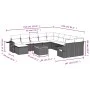14-teilige Gartensofagarnitur mit grauen synthetischen Rattankissen von , Gartensets - Ref: Foro24-3257194, Preis: 763,90 €, ...