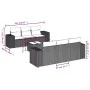 7-piece garden sofa set with gray PE rattan cushions by , Garden sets - Ref: Foro24-3254647, Price: 494,35 €, Discount: %