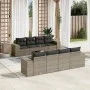 9-piece garden furniture set and gray synthetic rattan cushions by , Garden sets - Ref: Foro24-3254687, Price: 595,38 €, Disc...