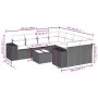 8-teiliges Gartensofa-Set und schwarze synthetische Rattankissen von , Gartensets - Ref: Foro24-3254693, Preis: 563,51 €, Rab...