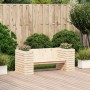 Bench with planters solid pine wood 167.5x60x65 cm by , Outdoor sofas - Ref: Foro24-832543, Price: 176,70 €, Discount: %
