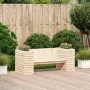 Bench with planters solid pine wood 167.5x60x65 cm by , Outdoor sofas - Ref: Foro24-832543, Price: 173,62 €, Discount: %