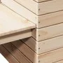 Bench with planters solid pine wood 167.5x60x65 cm by , Outdoor sofas - Ref: Foro24-832543, Price: 173,62 €, Discount: %