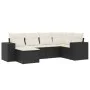 6-piece garden sofa set and black synthetic rattan cushions by , Garden sets - Ref: Foro24-3255193, Price: 390,53 €, Discount: %