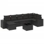 8-piece garden sofa set and black synthetic rattan cushions by , Garden sets - Ref: Foro24-3255222, Price: 512,41 €, Discount: %