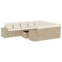 11-piece garden sofa set with beige synthetic rattan cushions by , Garden sets - Ref: Foro24-3255435, Price: 750,21 €, Discou...