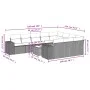 11-teiliges Gartensofa-Set und graue synthetische Rattankissen von , Gartensets - Ref: Foro24-3255437, Preis: 672,69 €, Rabat...