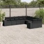 Garden sofa set 10 pieces with black synthetic rattan cushions by , Garden sets - Ref: Foro24-3255442, Price: 636,17 €, Disco...