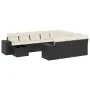 11-piece garden sofa set and black synthetic rattan cushions by , Garden sets - Ref: Foro24-3255463, Price: 657,65 €, Discoun...