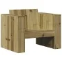 Sofá de jardín madera de pino impregnada 79x60x62 cm de , Sofás de exterior - Ref: Foro24-844624, Precio: 138,10 €, Descuento: %