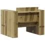 Sofá de jardín madera de pino impregnada 79x60x62 cm de , Sofás de exterior - Ref: Foro24-844624, Precio: 138,10 €, Descuento: %