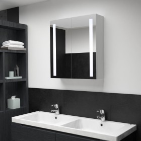 Mueble de baño con espejo LED 60x14x62 cm by vidaXL, bathroom vanities - Ref: Foro24-285125, Price: 114,14 €, Discount: %