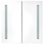 Badezimmerschrank mit LED-Spiegel 60x14x62 cm von vidaXL, Badezimmerwaschtische - Ref: Foro24-285125, Preis: 114,14 €, Rabatt: %
