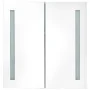 Badezimmerschrank mit LED-Spiegel 60x14x62 cm von vidaXL, Badezimmerwaschtische - Ref: Foro24-285125, Preis: 114,14 €, Rabatt: %