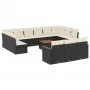 14-piece garden sofa set with black synthetic rattan cushions by , Garden sets - Ref: Foro24-3226462, Price: 800,26 €, Discou...