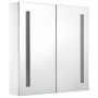 Badezimmerschrank mit LED-Spiegel 60x14x62 cm von vidaXL, Badezimmerwaschtische - Ref: Foro24-285125, Preis: 114,14 €, Rabatt: %