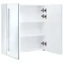Badezimmerschrank mit LED-Spiegel 60x14x62 cm von vidaXL, Badezimmerwaschtische - Ref: Foro24-285125, Preis: 114,14 €, Rabatt: %