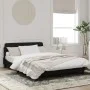 Bed frame with black velvet headboard 140x200 cm by , Beds and slatted bases - Ref: Foro24-373194, Price: 140,81 €, Discount: %