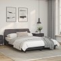 Estructura de cama con cabecero cuero sintético gris 120x200cm de , Camas y somieres - Ref: Foro24-373161, Precio: 150,22 €