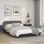 Estructura de cama con cabecero cuero sintético gris 120x200cm de , Camas y somieres - Ref: Foro24-373161, Precio: 147,37 €, ...