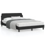 Estructura de cama con cabecero de terciopelo negro 120x200 cm de , Camas y somieres - Ref: Foro24-373154, Precio: 137,49 €, ...