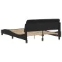 Estructura de cama con cabecero de terciopelo negro 120x200 cm de , Camas y somieres - Ref: Foro24-373154, Precio: 135,12 €, ...