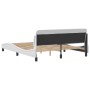 White synthetic leather headboard bed frame 160x200 cm by , Beds and slatted bases - Ref: Foro24-373219, Price: 154,67 €, Dis...