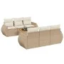 Set sofás de jardín 7 piezas y cojines ratán sintético beige by , Garden sets - Ref: Foro24-3257227, Price: 591,86 €, Discoun...
