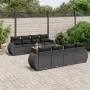 8-piece garden sofa set and black synthetic rattan cushions by , Garden sets - Ref: Foro24-3257252, Price: 566,58 €, Discount: %