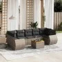 8-piece garden sofa set and gray synthetic rattan cushions by , Garden sets - Ref: Foro24-3257250, Price: 513,08 €, Discount: %