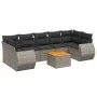8-piece garden sofa set and gray synthetic rattan cushions by , Garden sets - Ref: Foro24-3257250, Price: 513,08 €, Discount: %