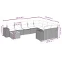 Garden sofa set with beige cushions 10 pieces synthetic rattan by , Garden sets - Ref: Foro24-3257942, Price: 675,45 €, Disco...