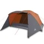 Familienzelt mit Veranda für 4 Personen, wasserdicht, grau-orange von , Zelte - Ref: Foro24-94420, Preis: 147,28 €, Rabatt: %