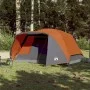Familienzelt mit Veranda für 4 Personen, wasserdicht, grau-orange von , Zelte - Ref: Foro24-94420, Preis: 147,28 €, Rabatt: %