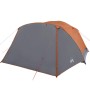 Familienzelt mit Veranda für 4 Personen, wasserdicht, grau-orange von , Zelte - Ref: Foro24-94420, Preis: 135,62 €, Rabatt: %