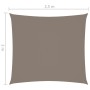 Rectangular sail awning taupe gray Oxford fabric 2x2.5 m by , Umbrellas - Ref: Foro24-135419, Price: 21,57 €, Discount: %