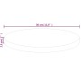 Eichenholz-Rundtischplatte unbehandelt Ø30x2,5cm von , Tischplatten - Ref: Foro24-342900, Preis: 23,06 €, Rabatt: %